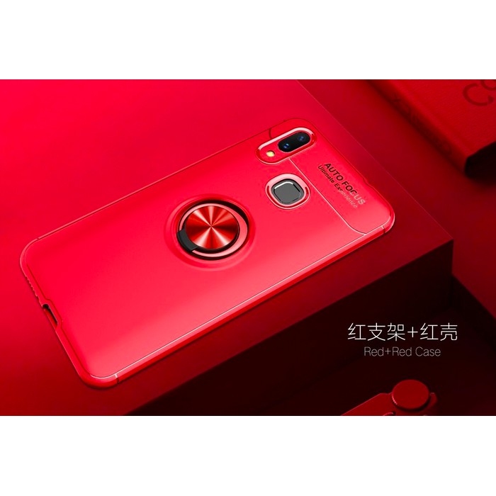 Softcase TPU Autofocus Ring Magnetic Case Cover Casing HP Vivo Y93 Y95