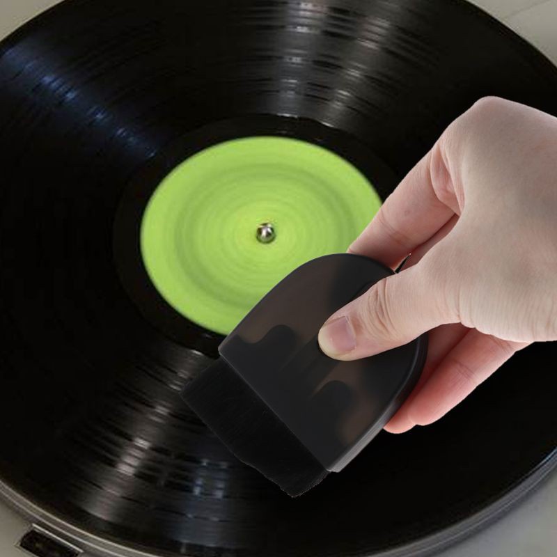 btsg Cleaning Brush Turntable LP Vinyl Player Record Anti-static Cleaner Dust Remover Accessory
