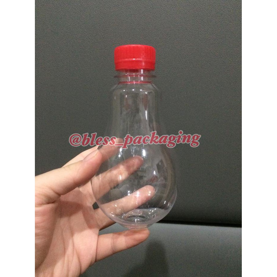 BOTOL BOHLAM (300 ML)/ BOTOL LAMPU/ BOTOL JAMBU/ BOTOL PLASTIK