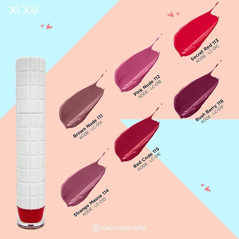 ❤ RATU ❤ Xi Xiu Lip Cream Matte | Lipcream Mate (✔️BPOM)