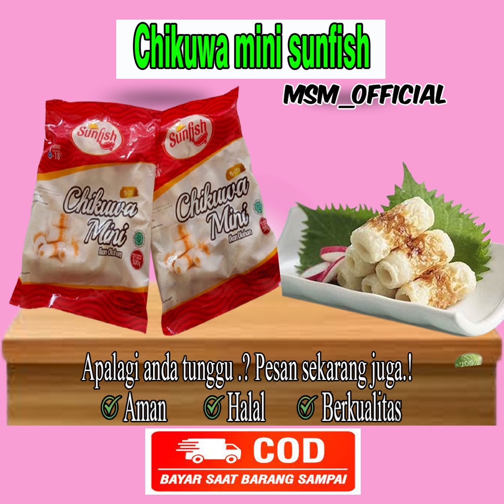 

sunfish Chikuwa Mini 500gr