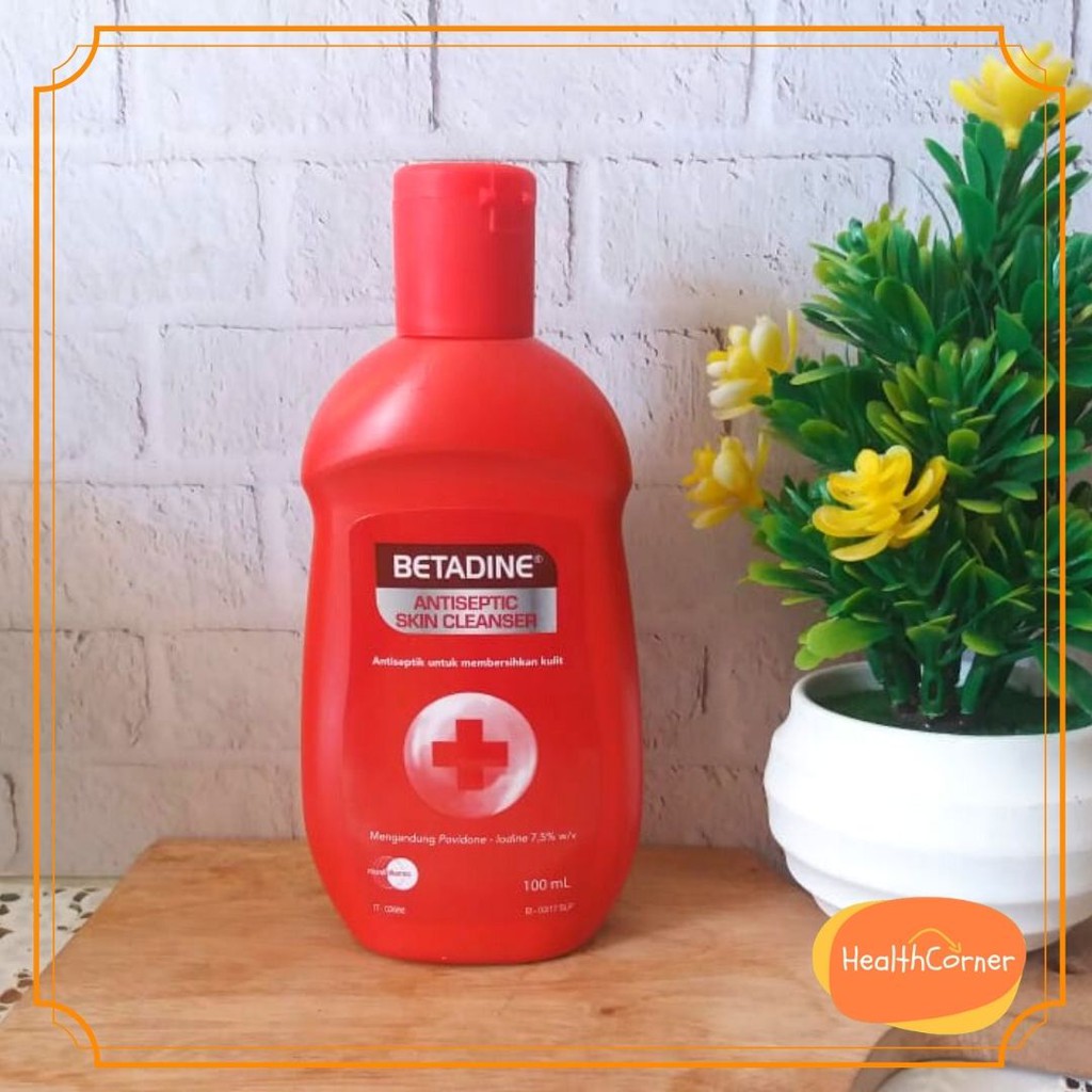 Jual Betadine Antiseptic Skin Cleanser 100ml Shopee Indonesia