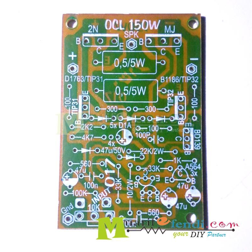 Jual PCB Power Amplifier OCL MONO 150Watt 017 Indonesia|Shopee Indonesia