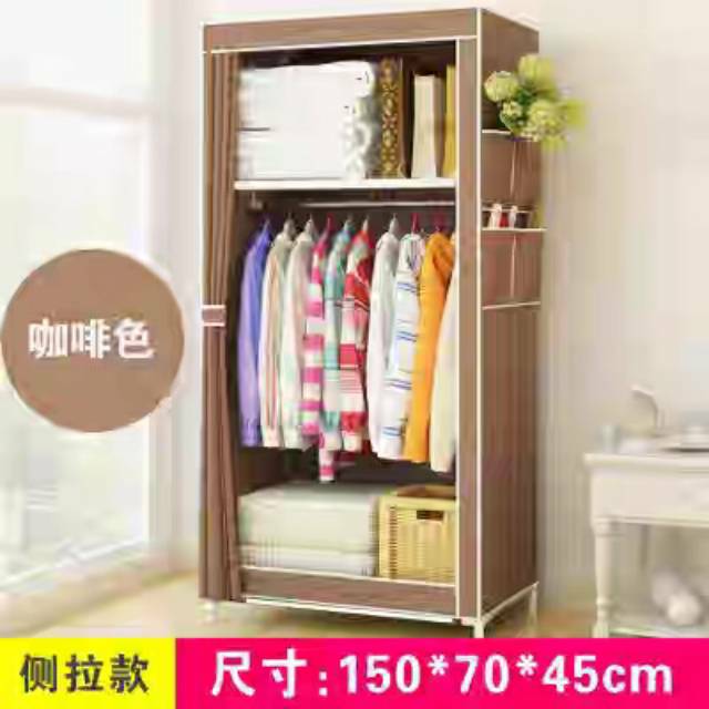 SIMPLE CLOTH RACK RAK  BAJU  LEMARI PORTABLE  Shopee  