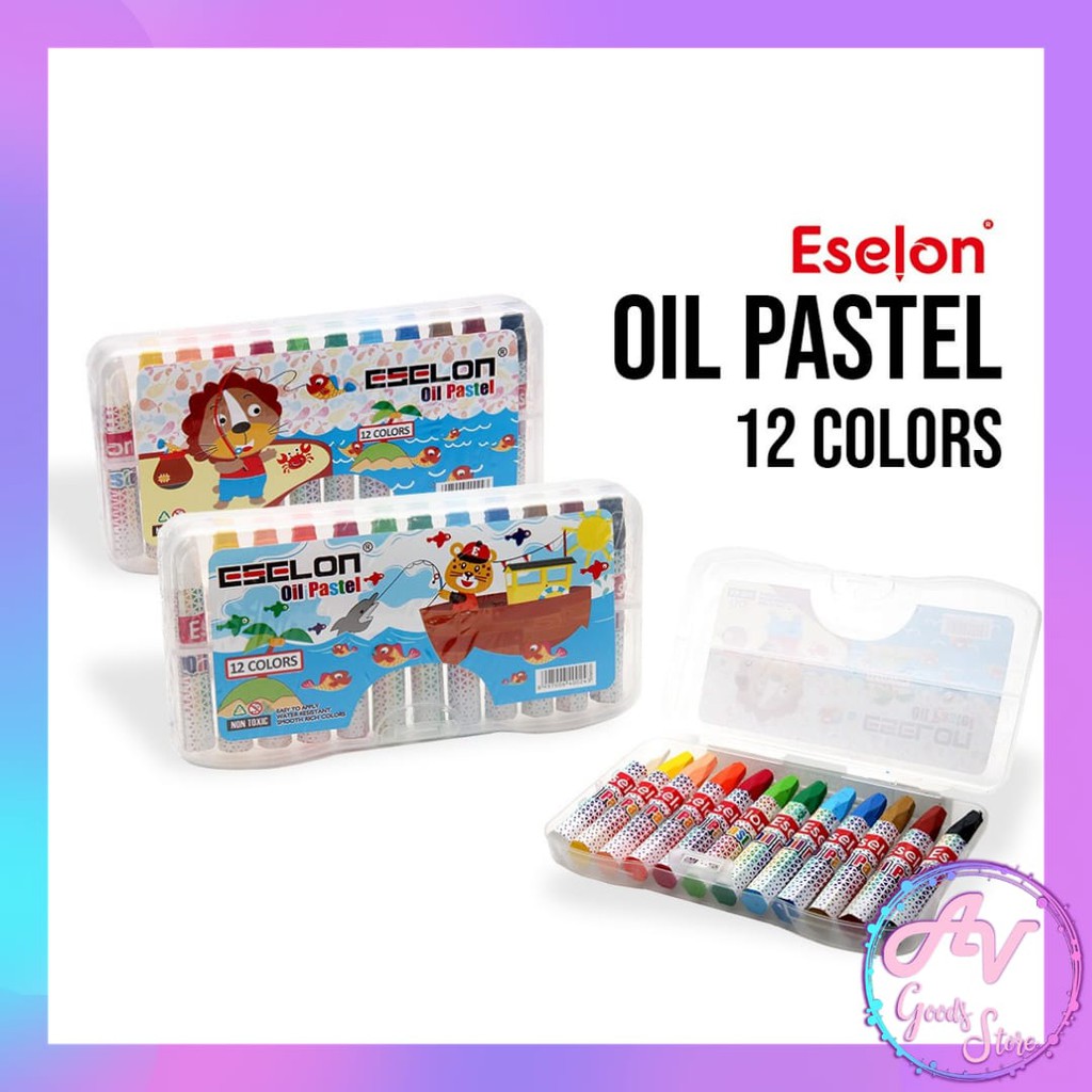

Crayon / Oil Pastel 12 Warna / Crayon 12 Warna Eselon / Krayon 12 Warna