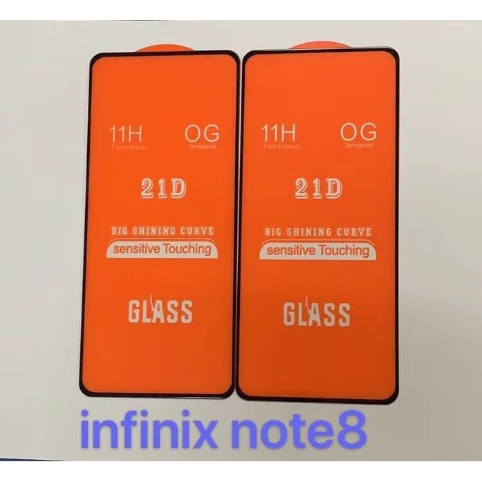 Tempered Glass INFINIX NOTE 8 Screen Protector Handphone (6,95 inch)