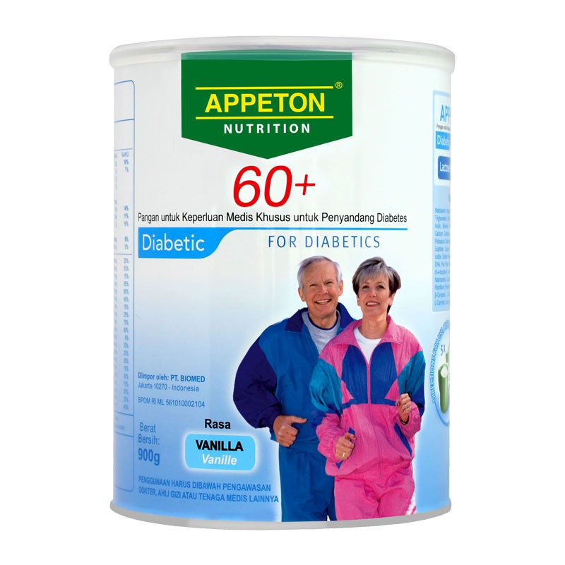 

Appeton 60+ Diabetic Vanilla 900gr Susu Lansia Diabetes