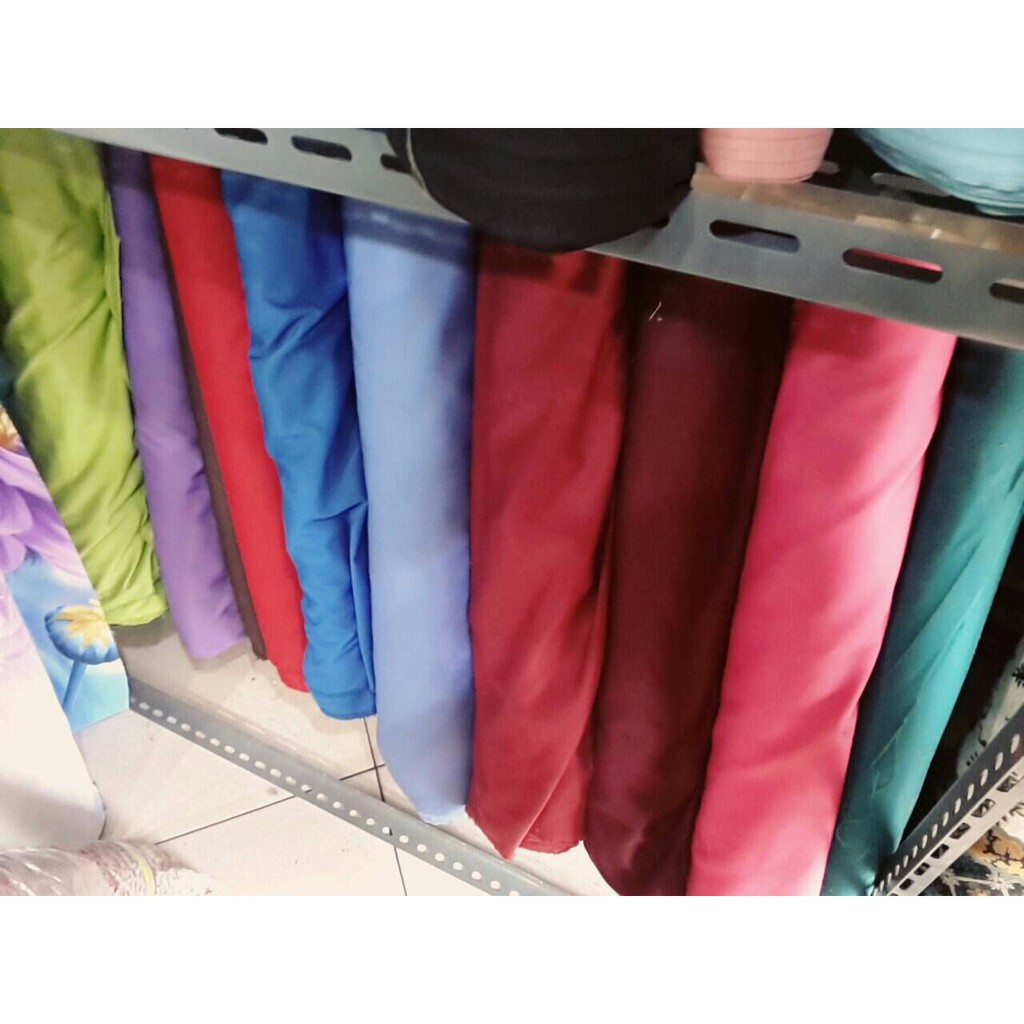 Bahan Kain Jilbab Japan Jepang Drill Merk Suka Suka