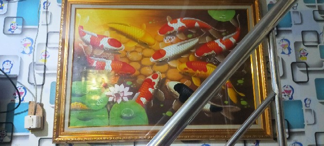 Lukisan Ikan Koi Fengshui