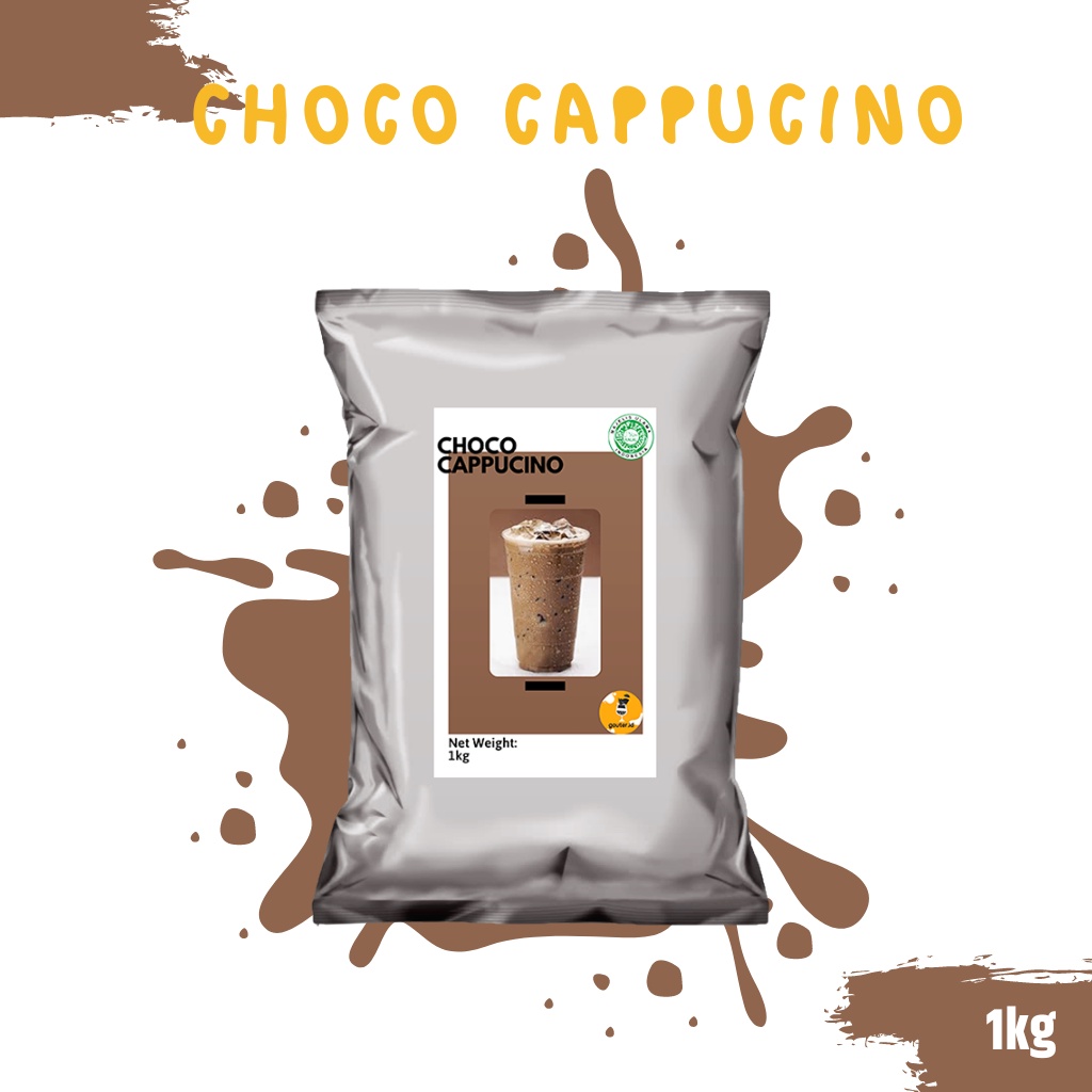 BUBUK MINUMAN RASA CHOCO CAPPUCINO 1KG / SERBUK MINUMAN ANEKA RASA / BUBUK MINUMAN KEKINIAN / MINUMAN INSTAN / BOBA DRINKS