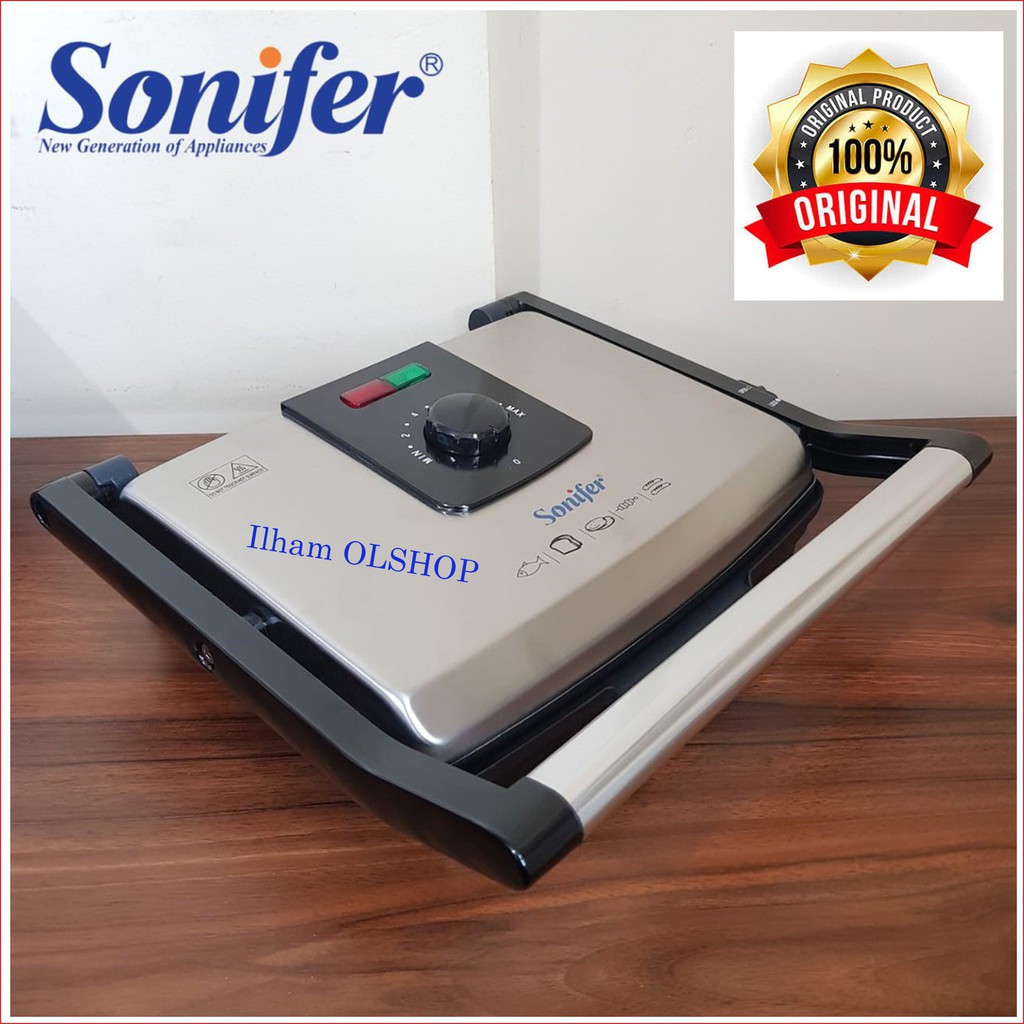 Sonifer Grill Elektrik SF-6012 Alat Panggangan Listrik Serbaguna