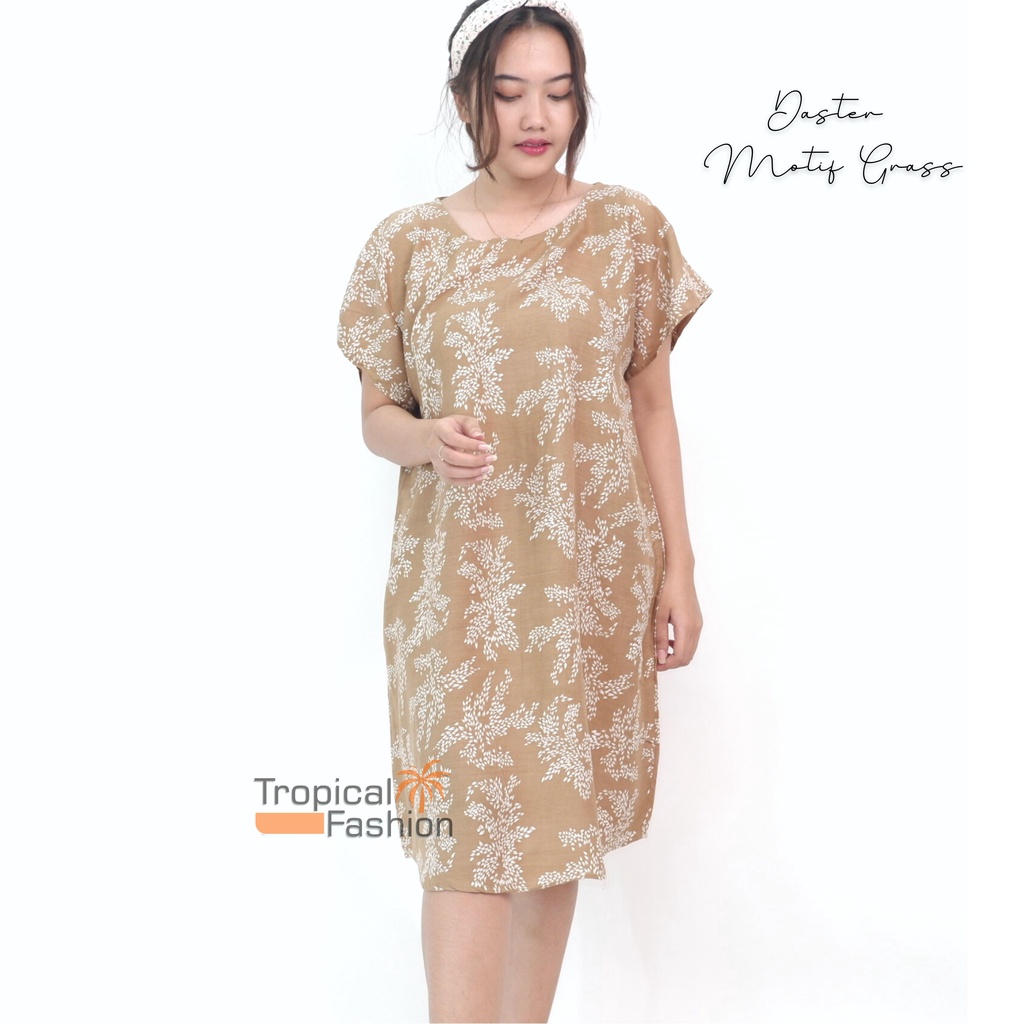 Daster Bali Motif Daun Bahan Rayon Premium Untuk Remaja dan Dewasa Termurah