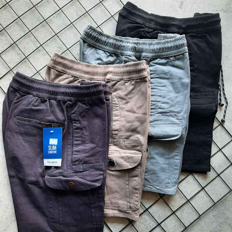 Celana Cargo Pendek  Surfing Premium / Celana Pendek Pria / Celana Atas Lutut