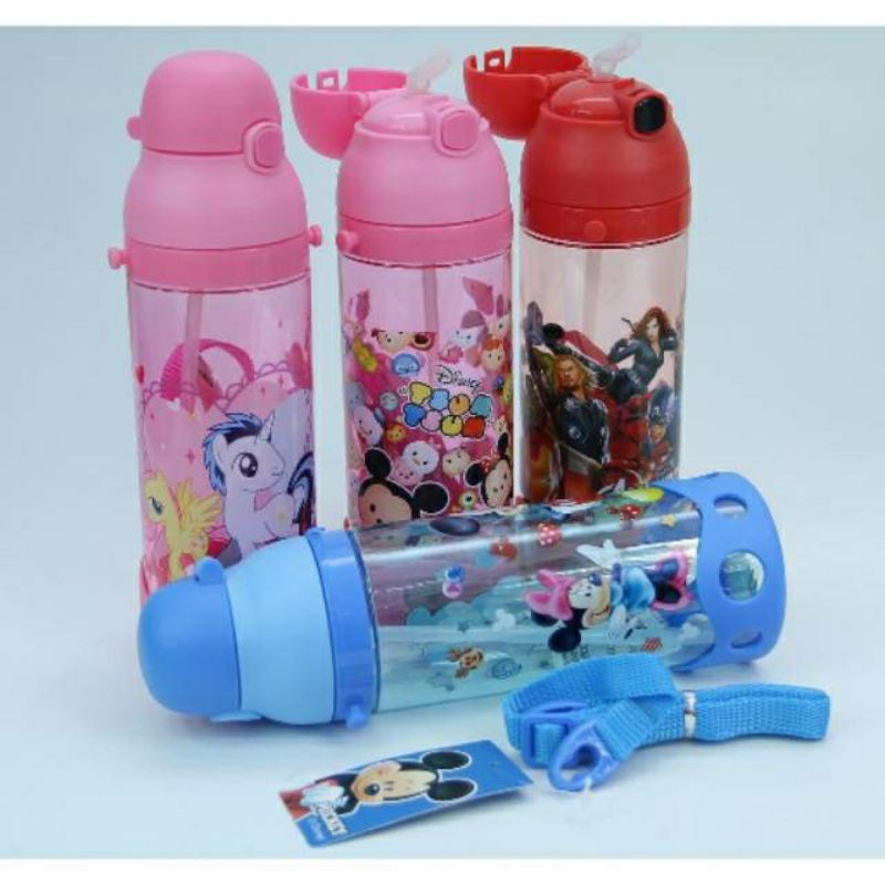 Botol Minum Anak Karakter BPA Free X-3662 Ukuran 600 ml