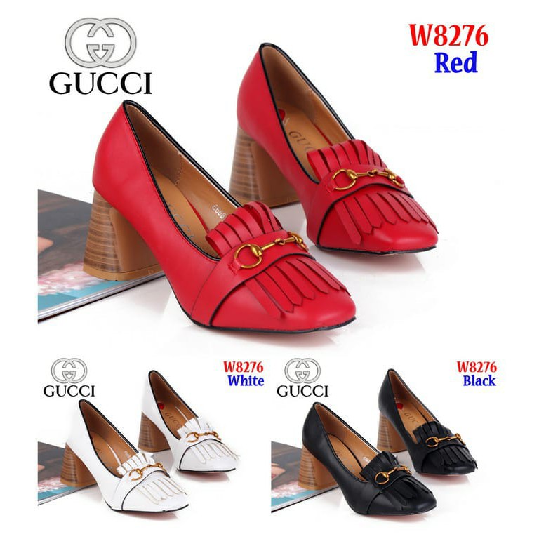 CK03 HEELS GUCCI W8276 SEPATU WANITA SEPATU IMPOR