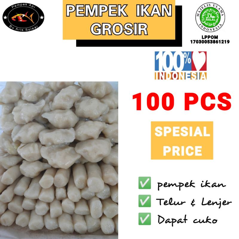 

PEMPEK IKAN RESELLER MURAH ISI 100 BIJI | PEMPEK PALEMBANG