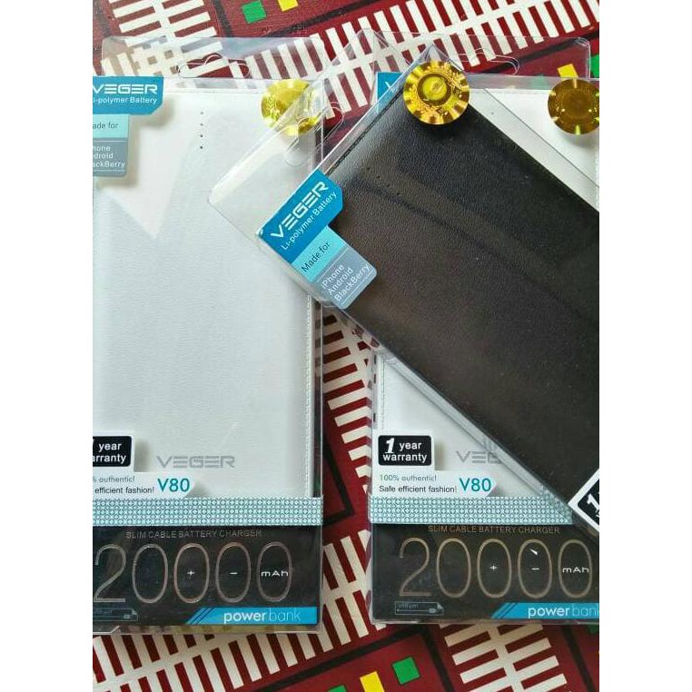 power bank veger 20000 mah termurah 
