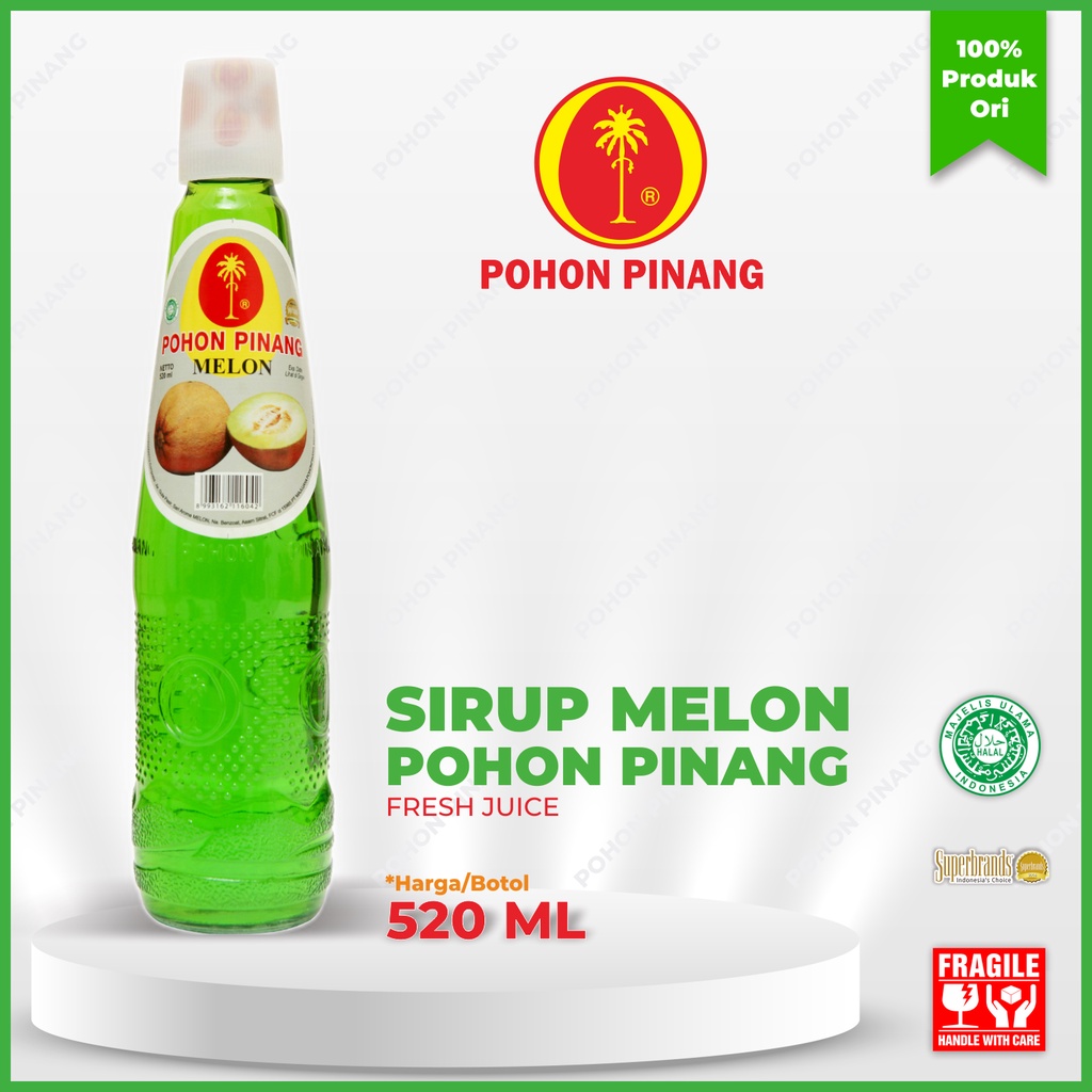

Pohon Pinang Sirup Melon - 520ml