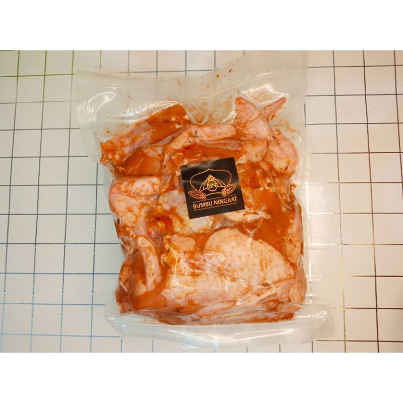 

Sayap Ayam Marinasi Frozen Spicy Wingz Chicken 1kg