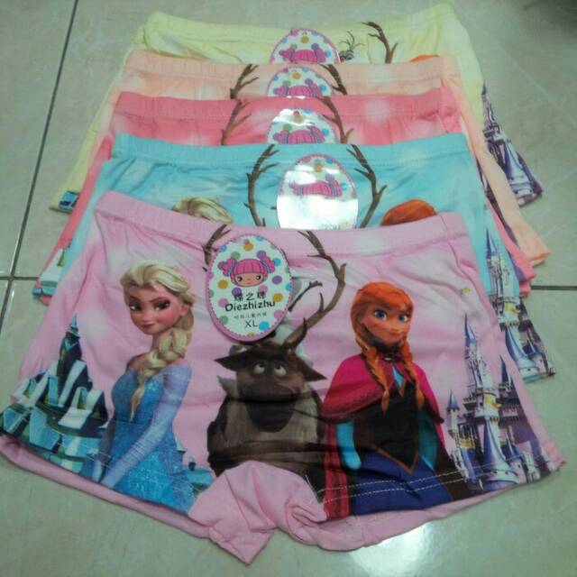Cd boxer anak perempuan frozen