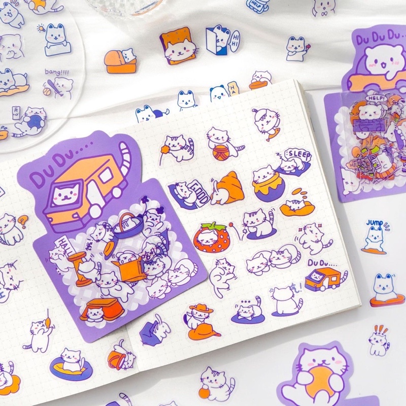 

40pcs Stiker Sticker Pack DIY Jurnal Scrapbook