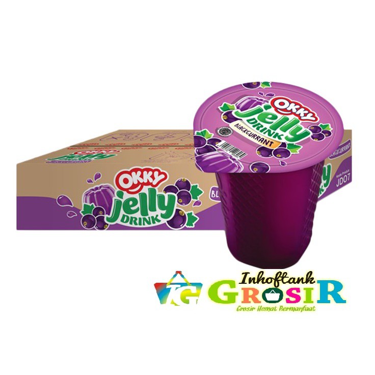 Jual Okky Jelly Drink Anggur Blackcurrant Dus Isi 24 Cup Shopee Indonesia 8627