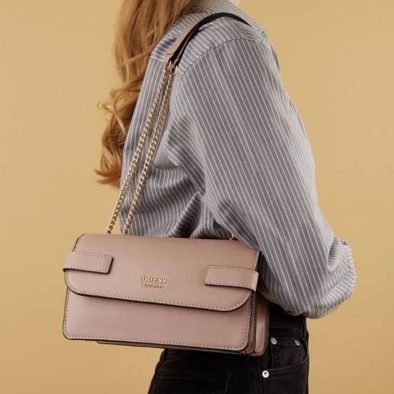 GUESSS Atene Convertible Crossbody Flap Bag