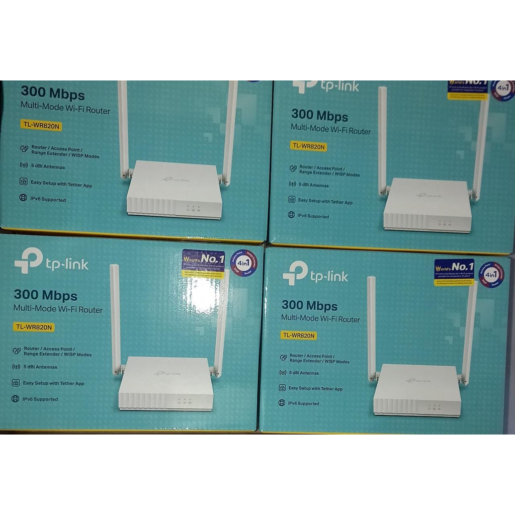 Paket 20 Unit TPLINK TL-WR820N 300 Mbps Multi-Mode Wi-Fi Router