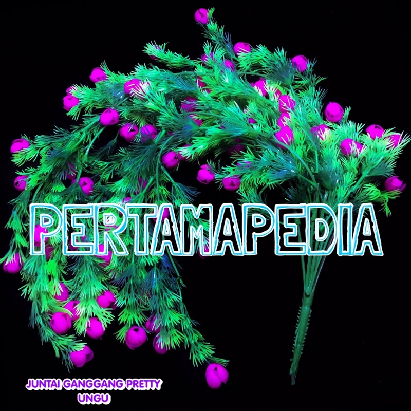 JUNTAI GANGGANG PRETTY PRITI/Bunga Plastik/Bunga Gantung/Bunga Hiasan/Bunga Dekorasi/Bunga Tempel-4