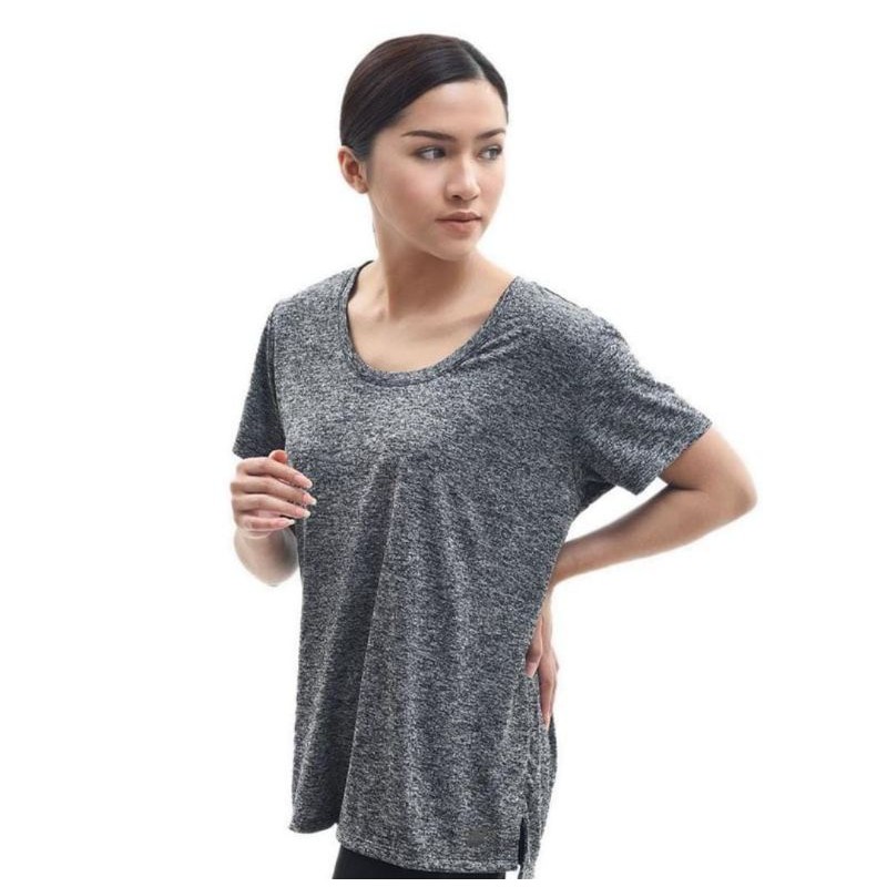 Kaos New Balance New Core Heather Women's Tee Black