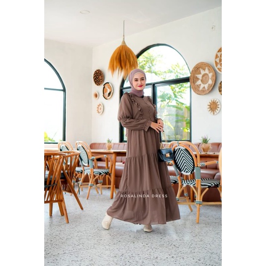 Dress Crinkle// Rosalinda dress// Gamis terbaru