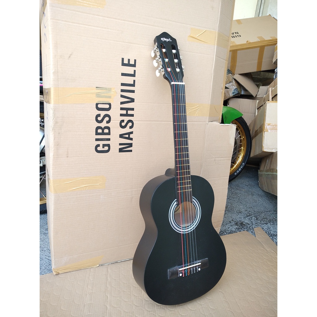 Gitar Akustik Elektrik 3/4 Merk Mym&amp;Ca Original Free Packing Kayu