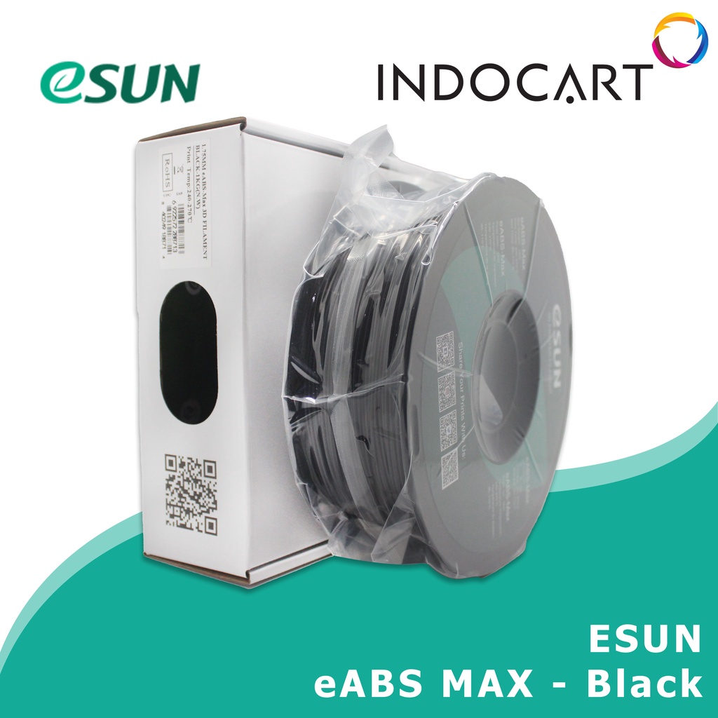 INDOCART Tinta Filamen 3D Printer Filament eSUN eABS MAX 1.75mm 1kg