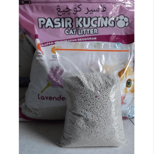 Pasir Kucing Gumpal Wangi KAWAN Repack 1kg 1 kg Cat Litter