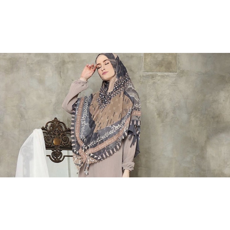 khimar QNANZ motif / scraft QNANZ