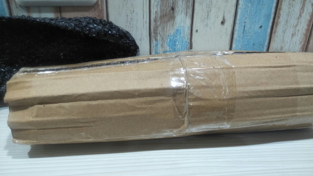 Tabasa Payung Lipat Putih Polos Panjang