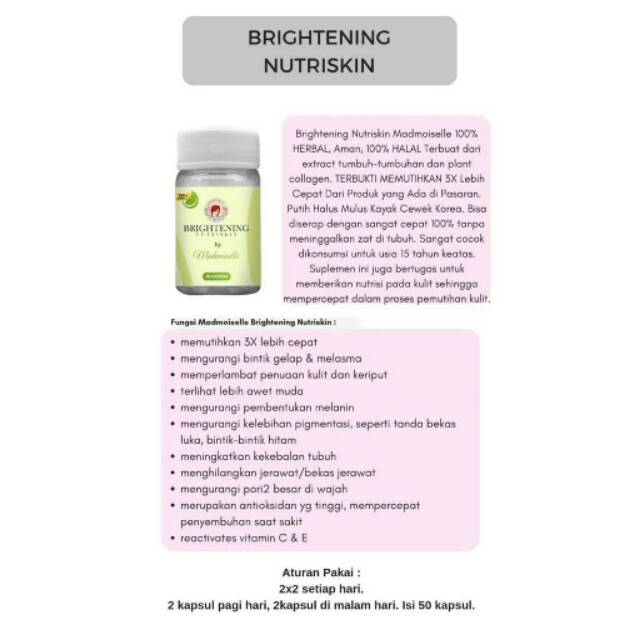 

Brictening nutriskin