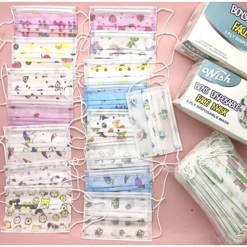 MASKER ANAK 3ply Medis || Masker anak Kesehatan