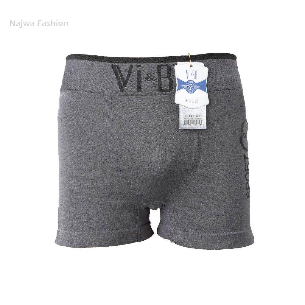 VS - Celana Dalam Pria Boxer POLOS M, L, XL  Celana Boxer Pria Import Premium  Cd Pria Boxer