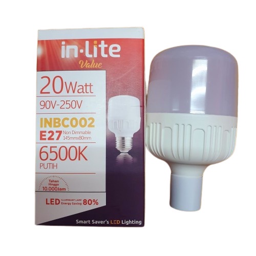 InLite LED Capsule Value Bulb 20W 20 Watt Lampu 20Watt GROSIR in-Lite