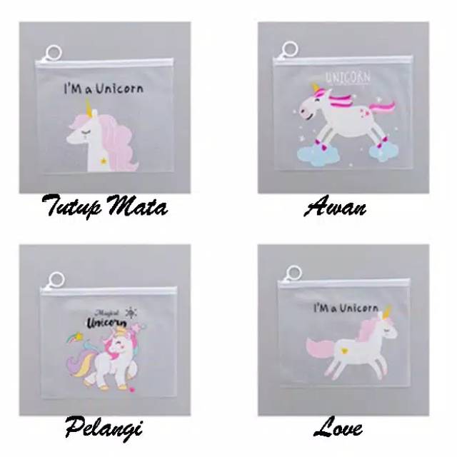 

Pouch organizer bag pensil, buku, kosmetik, atau aksesoris laenny motif kaktus transparan