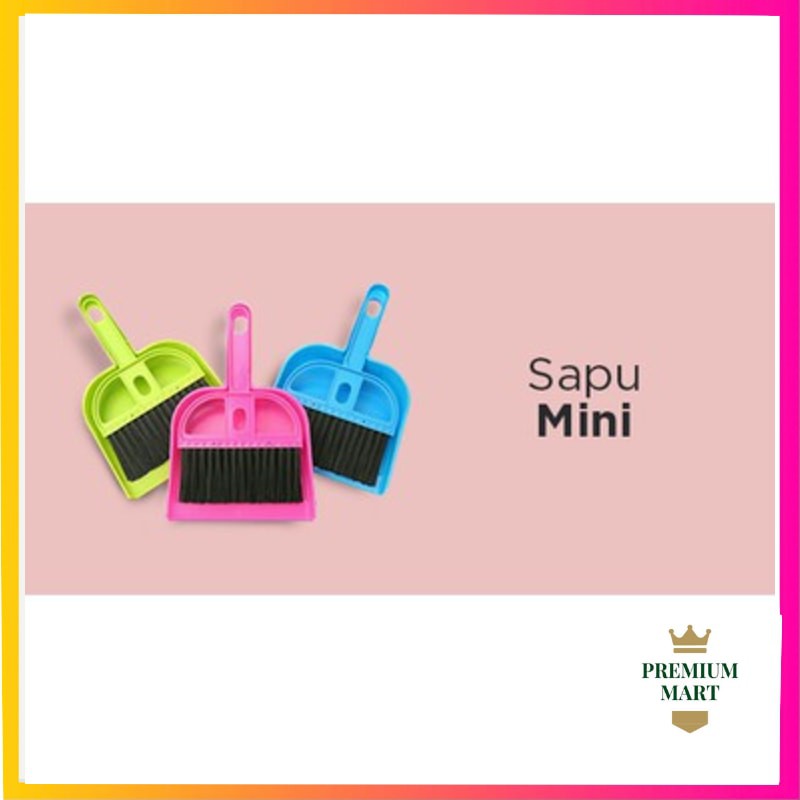 Sapu mini + serokan murah / sapu kecil set + serok / pembersih debu [PM]