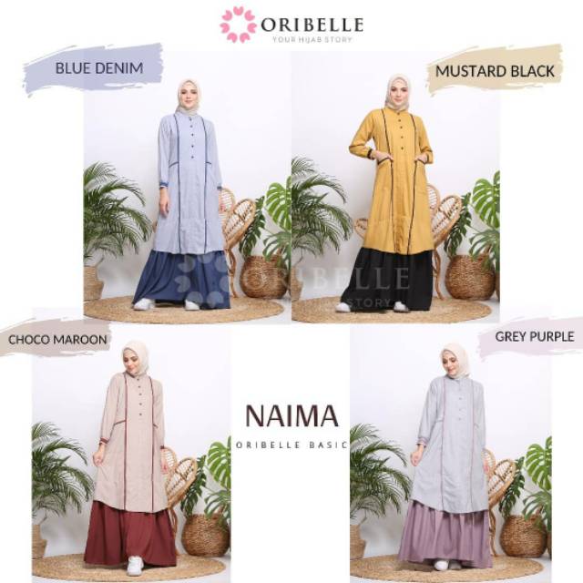 NAIMA DRESS BY ORIBELLE / GAMIS DRESS CASUAL/ GAMIS ORIBELLE