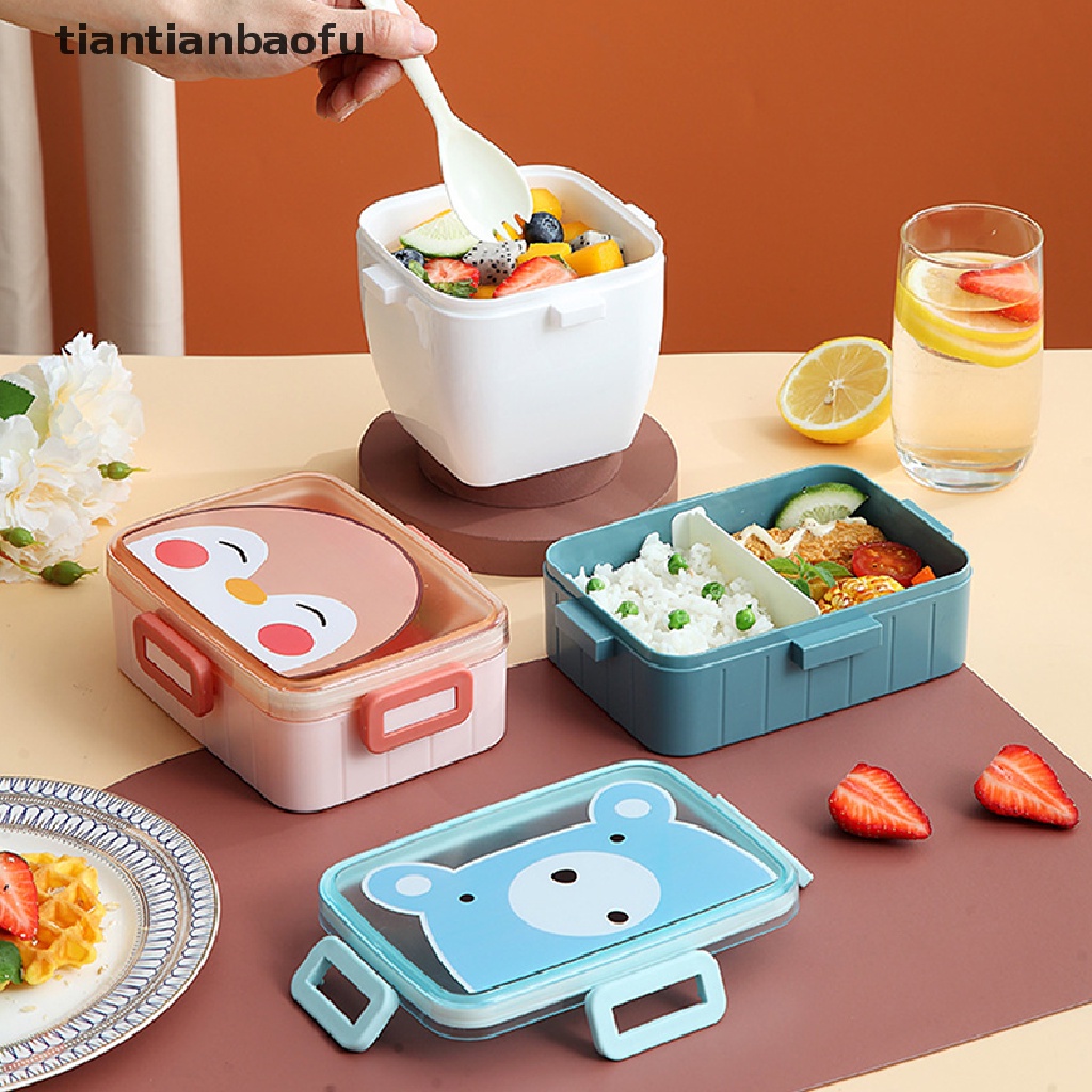 Kotak Makan Siang Bento Mini Portabel Untuk Anak Perempuan