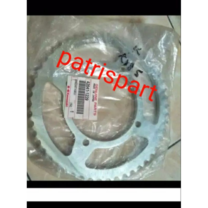 Gear belakang gir belakang kx 85 mata 51 ori kawasaki