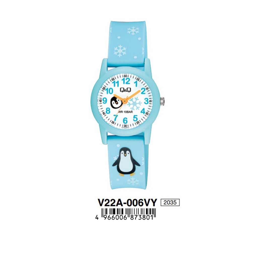 SALE Jam Tangan Anak Lucu Colorful Motif Rubber Analog Original Q&amp;Q QNQ QQ V22A Series