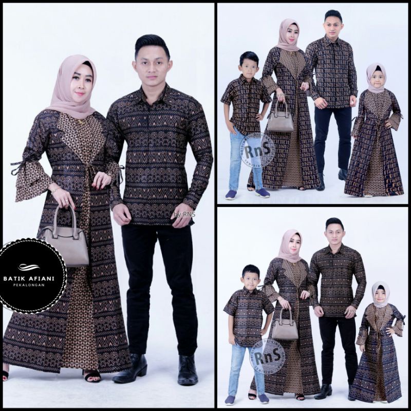 COUPEL GAMIS FAMILI Batik keluarga ,SARIMBIT IBU AYAH DAN ANAK,BAJU COUPLE BATIK MURAH SERAGAM