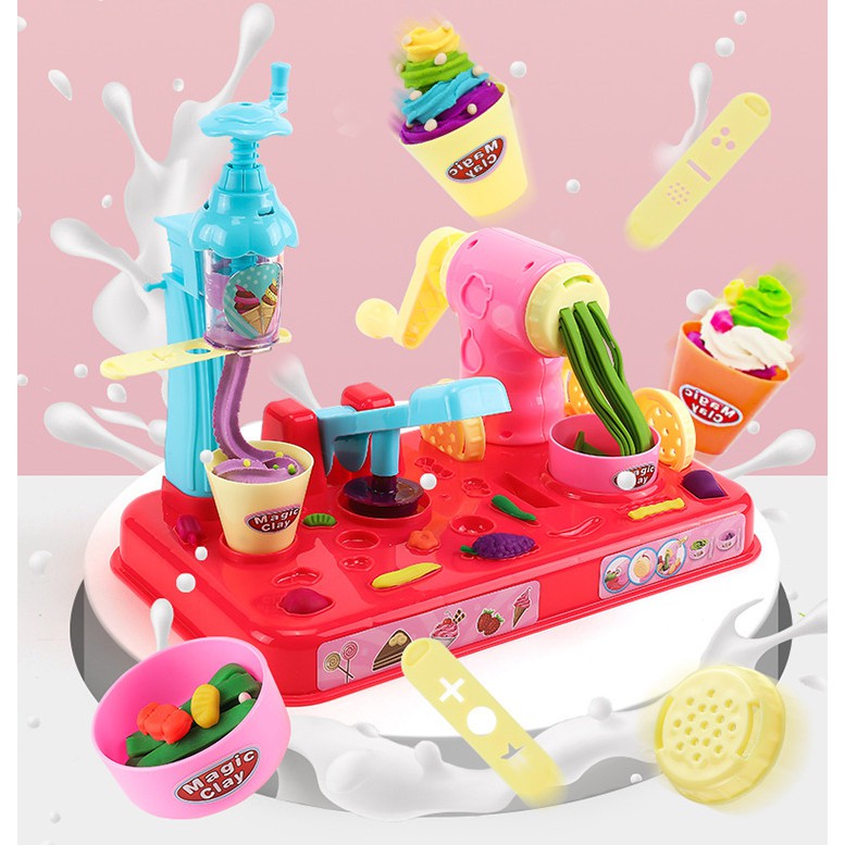 DUNIA ANAK Mainan Plastisin Buat Mie dan Es krim Play DUNIA ANAK Mainan Plastisin Buat Mie dan Es krim Play