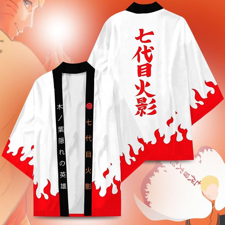 kaos baju Cosplay Kimono Haori Anime Manga Naruto Sage Mode custom KARDIGAN BLAJER BLAZER JAS HAORI