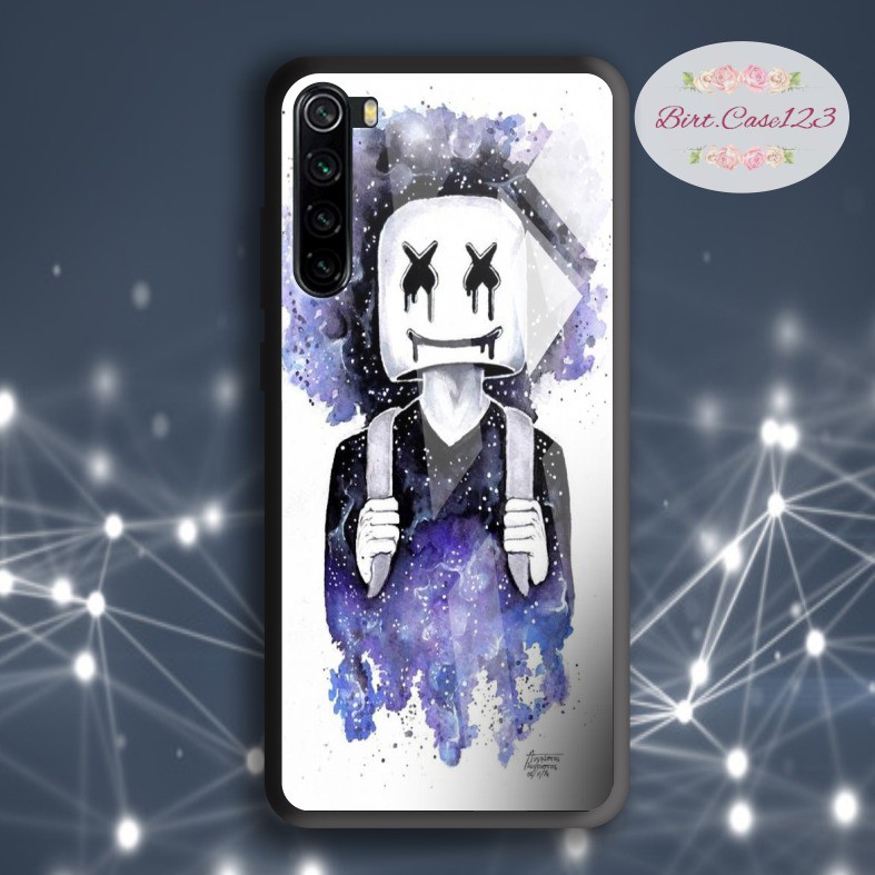 back case glass Marshmello Iphone 6 6g 6g+ 7 7g 7g+ 8 8+ Xr X Xs Xs Max Se 2020 11 Pro Max BC2786